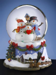 Snowman Family Waterglobe